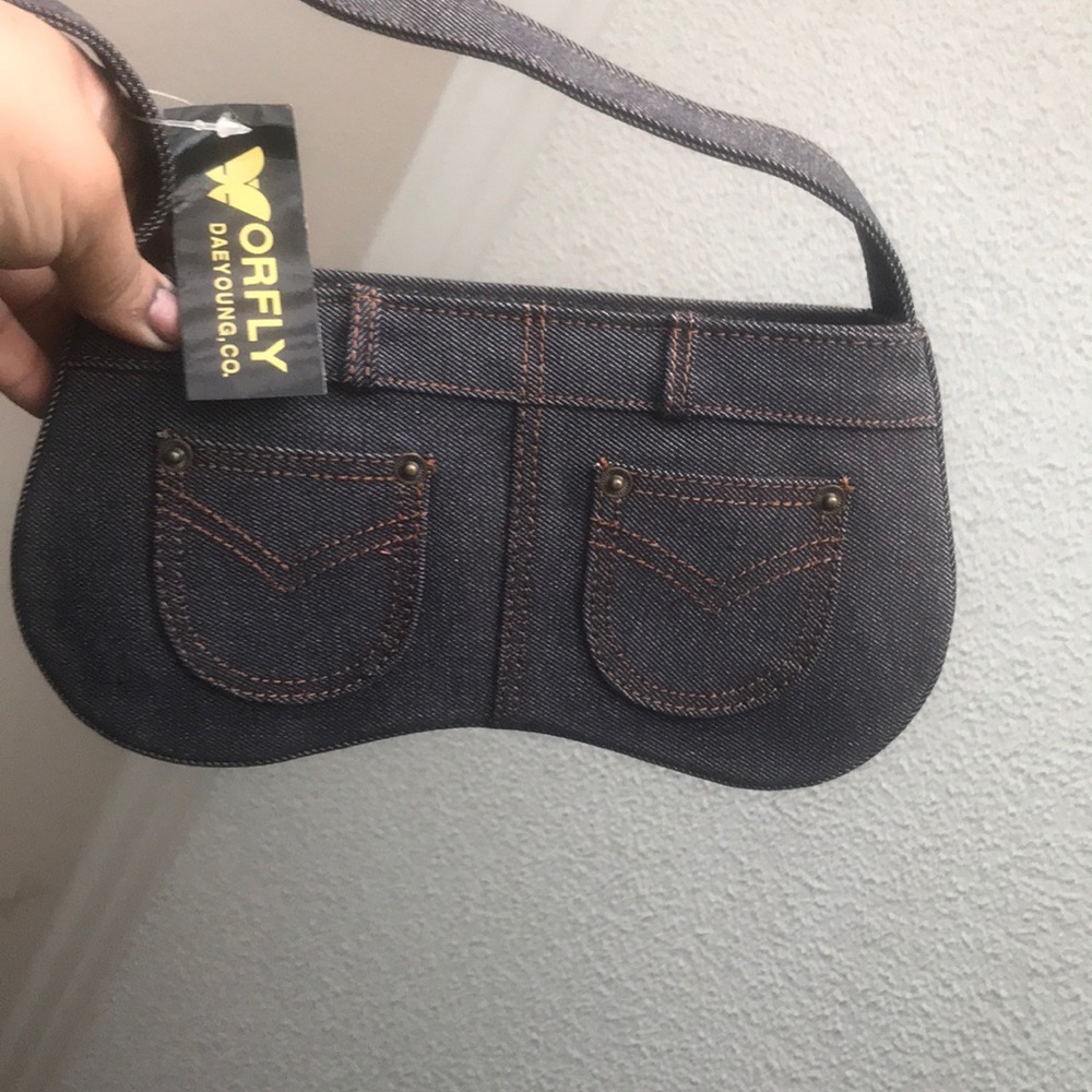 Vintage denim purse